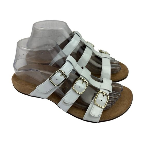 *Vionic Misa Comfort Sandal Womens Size 6W White Orthopedic Slide Summer Shoe - Picture 1 of 12